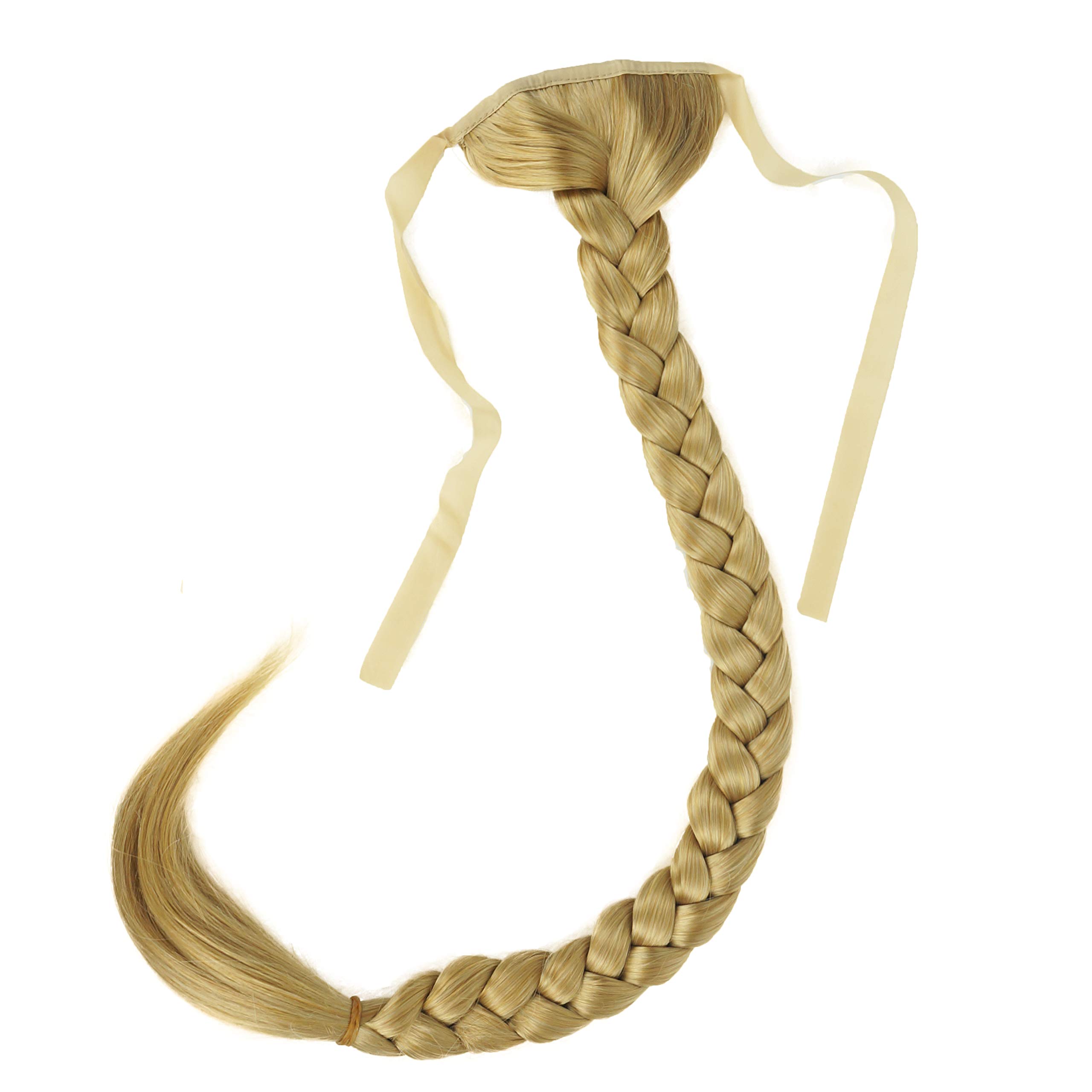 Lydell 24" Long Fishtail Braid Wrap Around Ponytail Extension Synthetic Hairpiece #24B Light Butterscotch