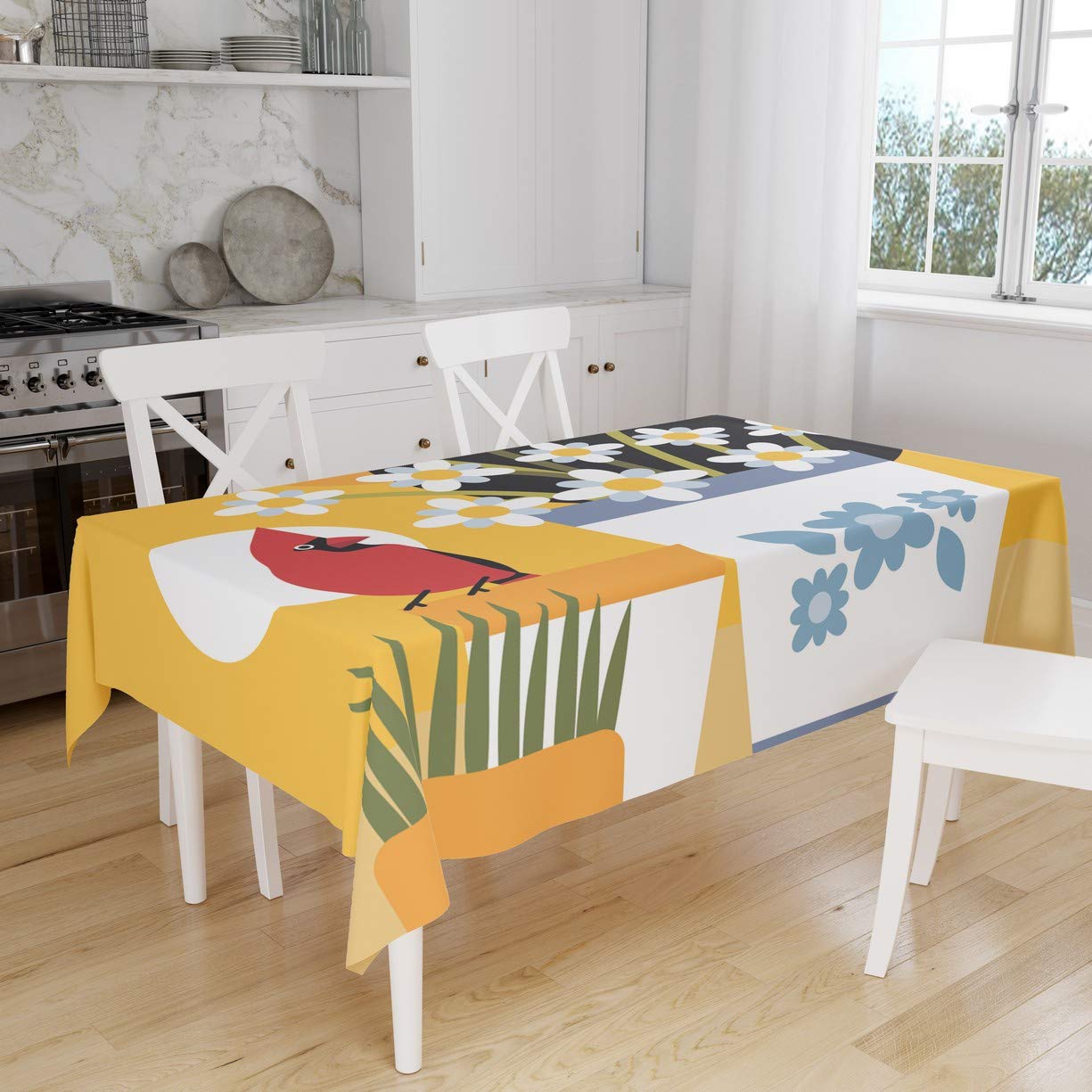 Bonamaison Kitchen Decoration, Tablecloth, 140cm x 160cm - Designed and Manufactured in Turkey