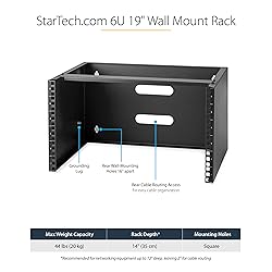 StarTech.com 6U Wall Mount Network Rack - 14 Inch