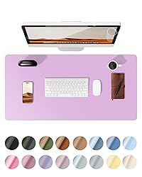 YSAGi Leather Desk Pad Protector, Office Desk