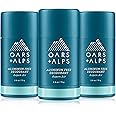 Oars + Alps Aluminum Free Deodorant for Men and Women, Dermatologist Tested and Made with Clean Ingredients, Travel Size, Aspen Air, 3 Pack, 2.6 Oz Each