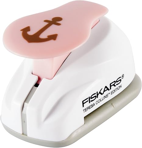 Amazon Com Fiskars 1001 Teresa Collins Anchor Lever Paper Punch Medium