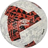 Umbro Neo Laminar Pro Soccer Ball, Size 5, White/Red/Black/Silver
