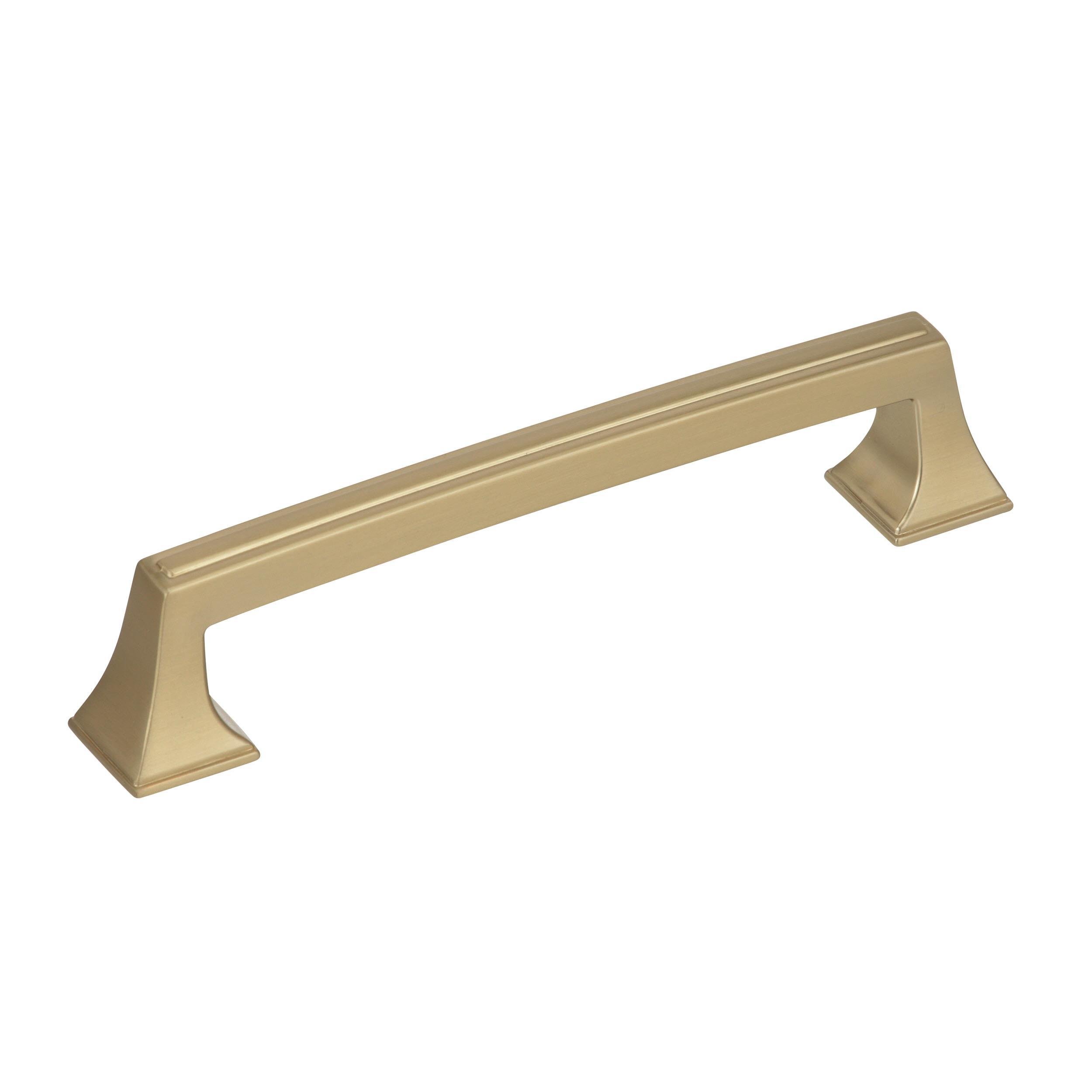Amerock BP53529BBZ Mulholland 5-1/16" Center Cabinet Pull, 5-1/16 in (128 mm) Center-to-Center, Golden Champagne