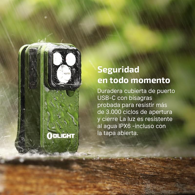 Oclip Pro Mini Linterna de Clip EDC Recargable 500LM 120M