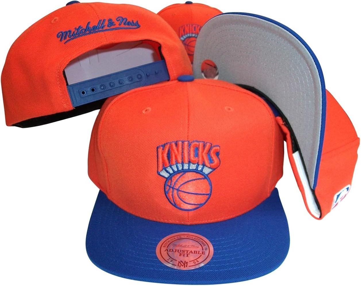 New York Knicks Orange/Blue Two Tone Snapback Adjustable