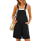 ANRABESS Women Summer Short Overalls Loose Fit Romper Casual One Piece Jumpsuits jumper Spring Outfits