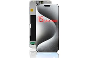 for iPhone 15 pro max Screen Replacement - 6.7 inch 3D Touch FHD Display LCD Full Repair Kit with Digitizer, Tools, Tempered 