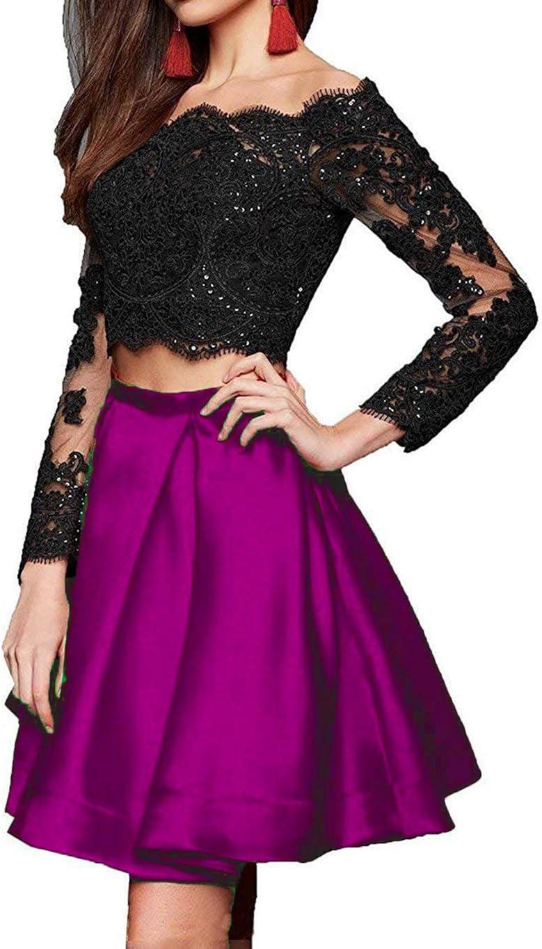 long purple homecoming dresses