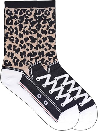 leopard sock sneakers