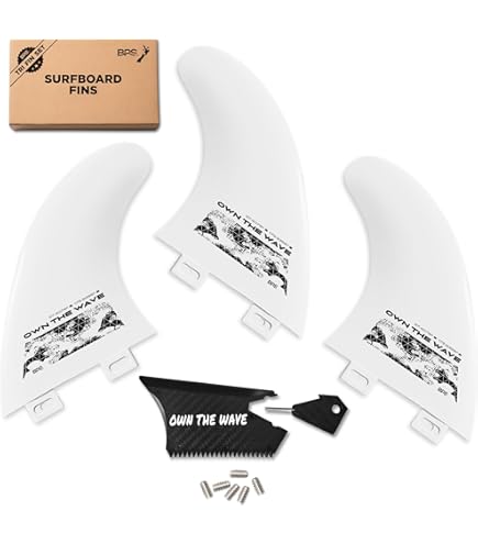 Amazon.com : FCS PC-7 Performance Core Surfboard Tri Fin Set