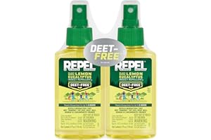 Repel Plant-Based Lemon Eucalyptus Insect Repellent, Mosquito Repellent, Pump Spray, 4 Ounce, (Pack of 2)