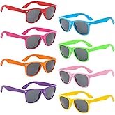 Pibupibu Kids Neon Colors Party Favor Supplies Unisex Sunglasses Pack of 8
