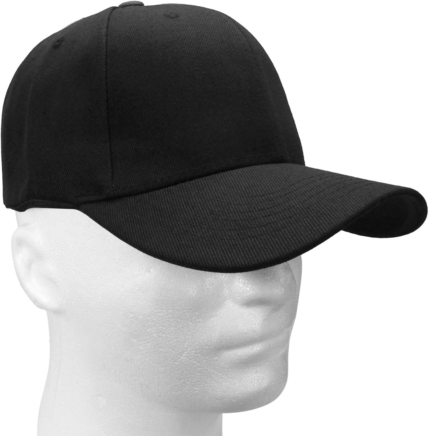 Falari Baseball Cap Adjustable Size Solid Color G001-01-Black at  Men’s Clothing store