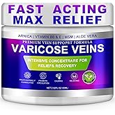 Yongsenina Varicose Veins Cream, Vein Cream & Spider Veins Treatment for Legs, Improves Blood Circulation and Relief From Heavy Fatigued Leg, Refreshing and Non-Sticky, 1PK