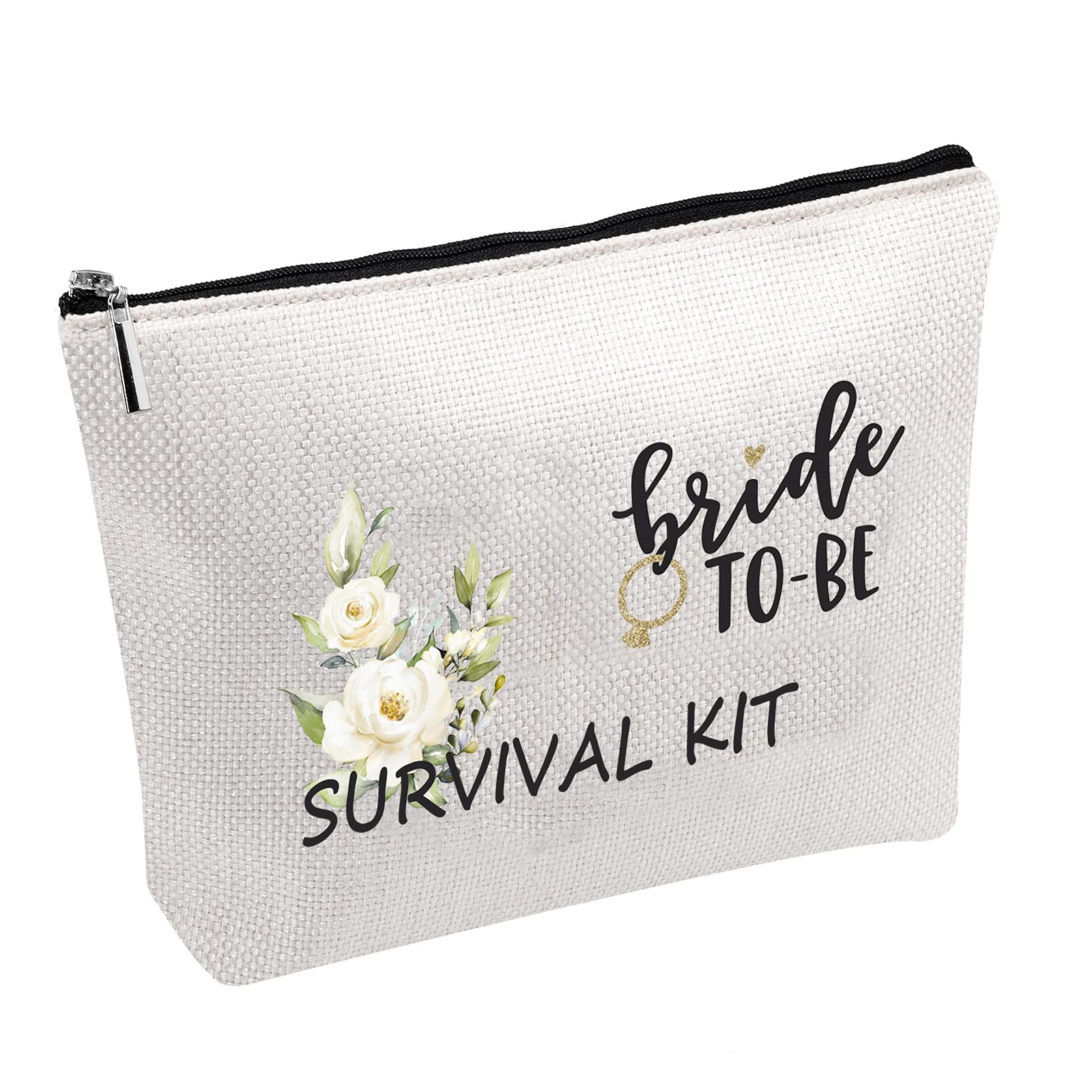 Generic Bride to Be Survival Kit Cosmetic Bag Bridal Party Gifts Bridal Shower Gift (Bride to Be Survival Kit)