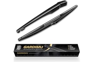 GARDIMU Rear Wiper Blade Assembly, Back Windshield Wiper Blades Arm Accessories Replacement for BMW X3 2006-2010, Rear Wiper Blade and Arm Set for 2006 2007 2008 2009 2010.