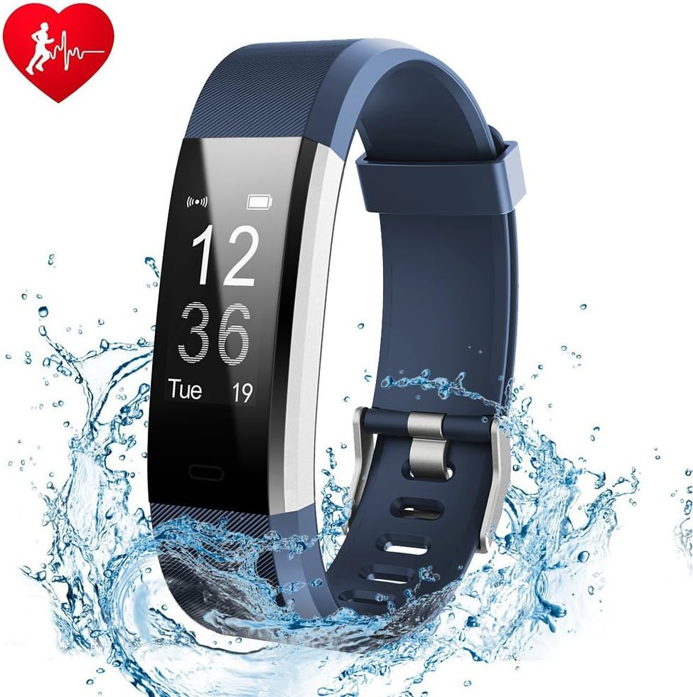 GTBonad Fitness Tracker Watch Sleep Monitor Heart Rate Monitor Activity Tracker Smart Wristband IP67 Waterproof Bluetooth Smart Bracelet Step Counter Pedometer for Android and iOS