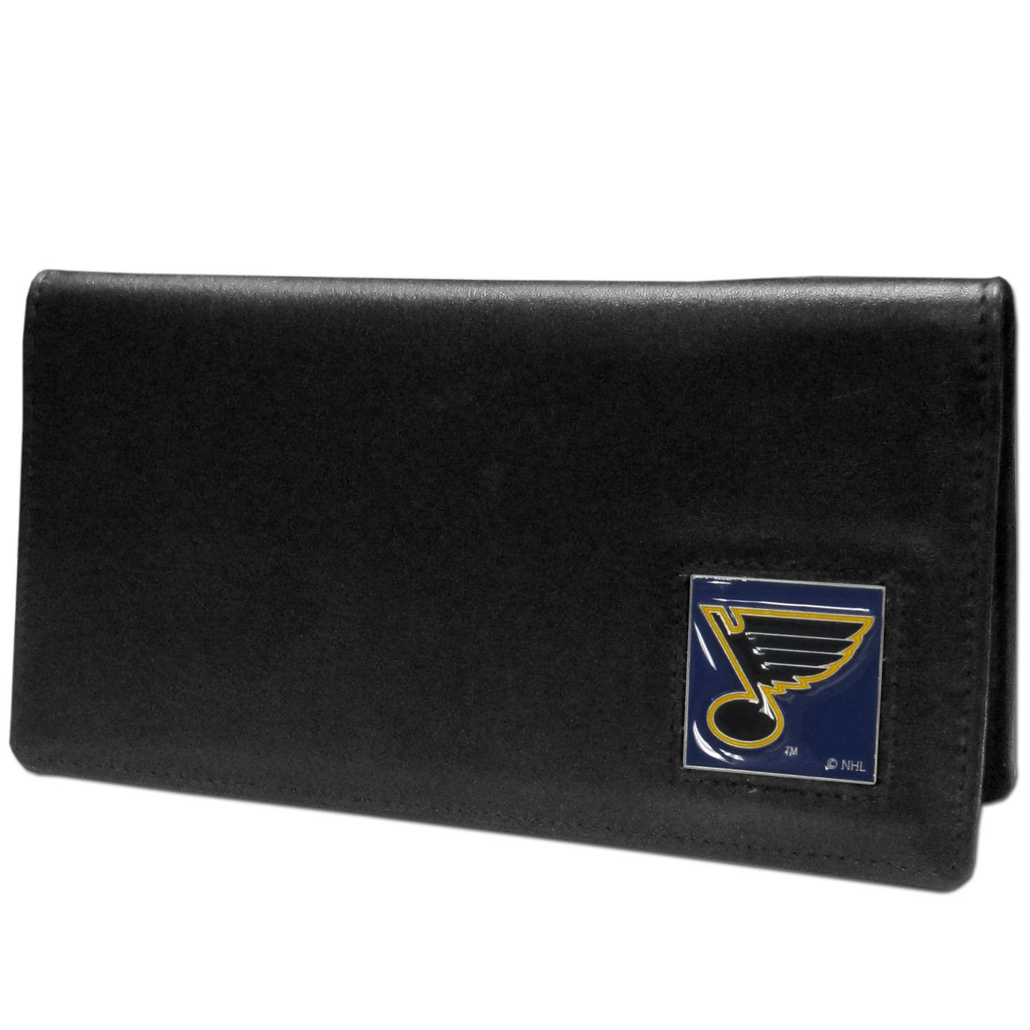 Siskiyou Sports NHL Fan Shop St. Louis Blues Leather Checkbook Cover One Size Black