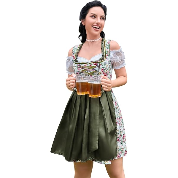 bavarian fancy dress ladies Oktoberfest Outfit: Authentic Traditional German Outfit