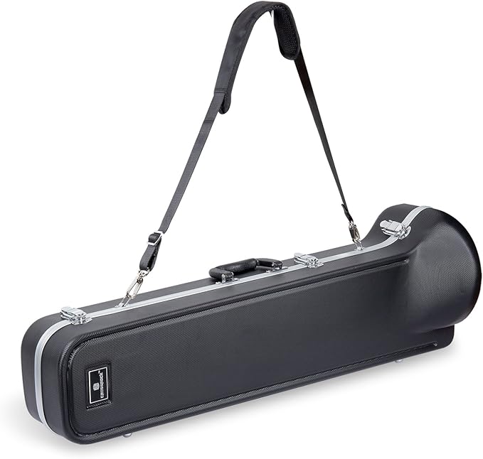 Crossrock CRA860TBBK Trombone, Contoured ABS Molded Hard