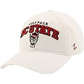 ZHATS NCAA Unisex-Adult NCAA Officially Licensed Hat Scholarship Classic White