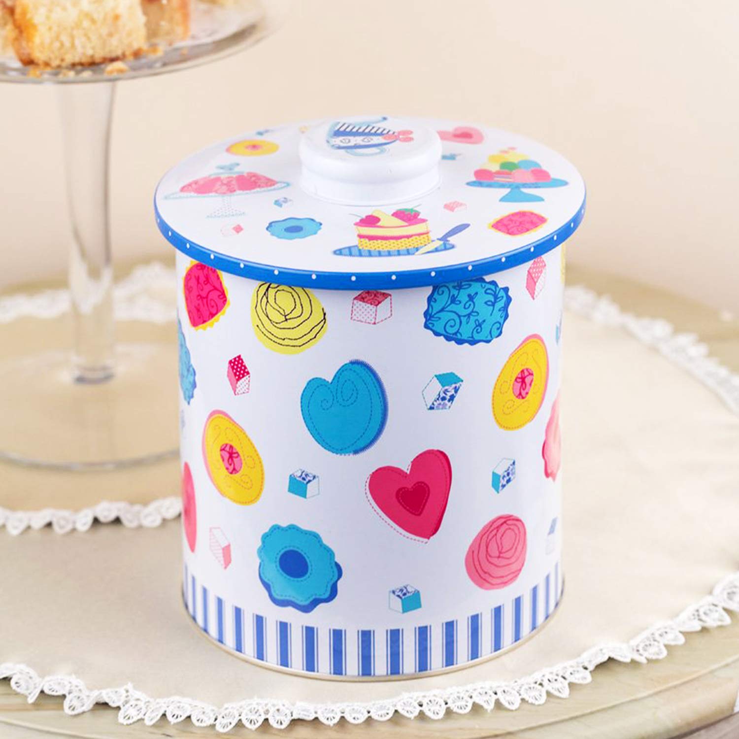 Buy A Vintage Affair Metal Tin Storage Container Utility Box For