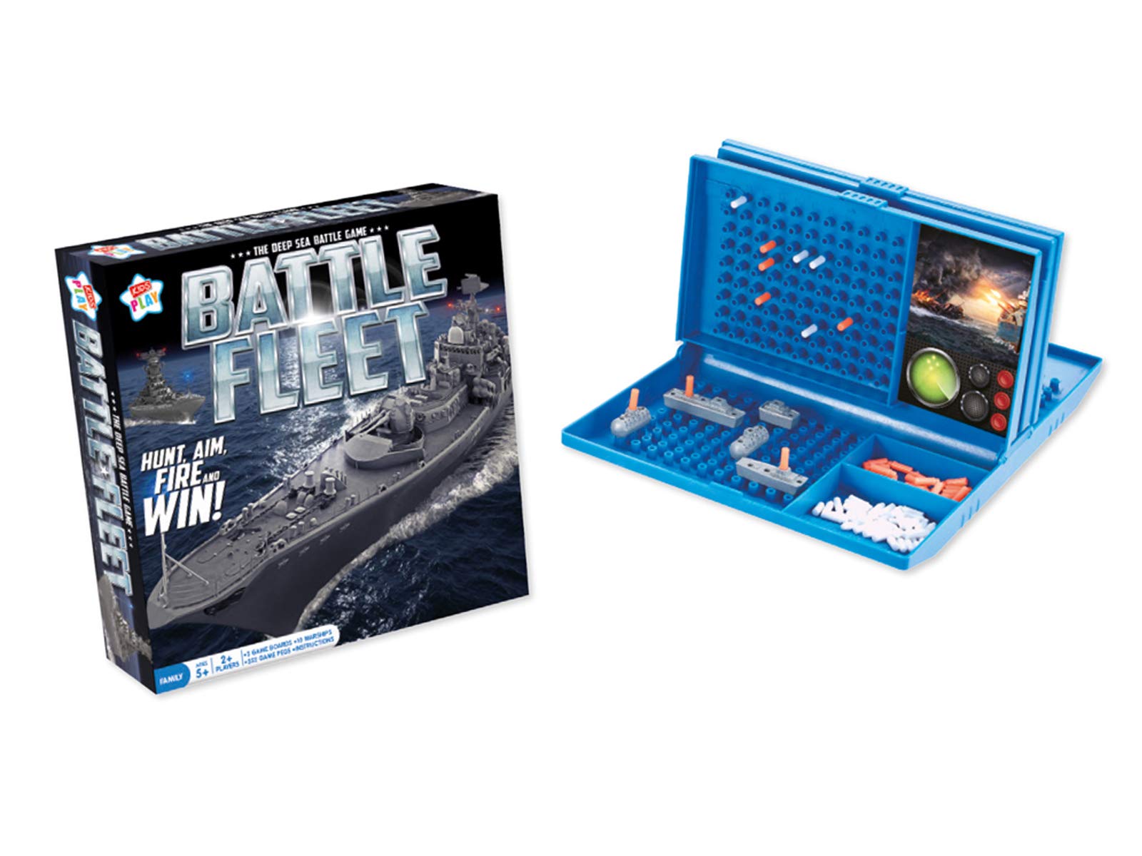 Kids Play Battle Fleet Board Game