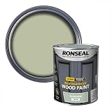 Ronseal 10 Year Weatherproof Wood Paint Spring Green Satin 750ml view 1