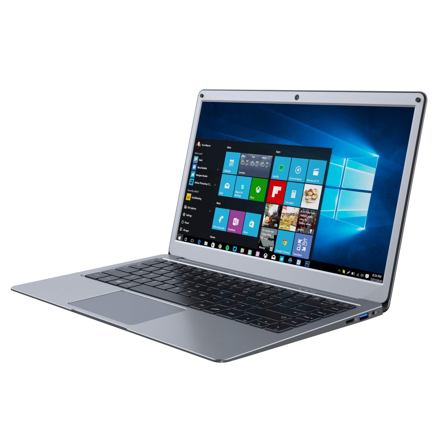 Jumper EZbook X3 Laptop Windows 10 Thin and Light Laptop 13.3Inch FHD PC Computer, Intel Quad
