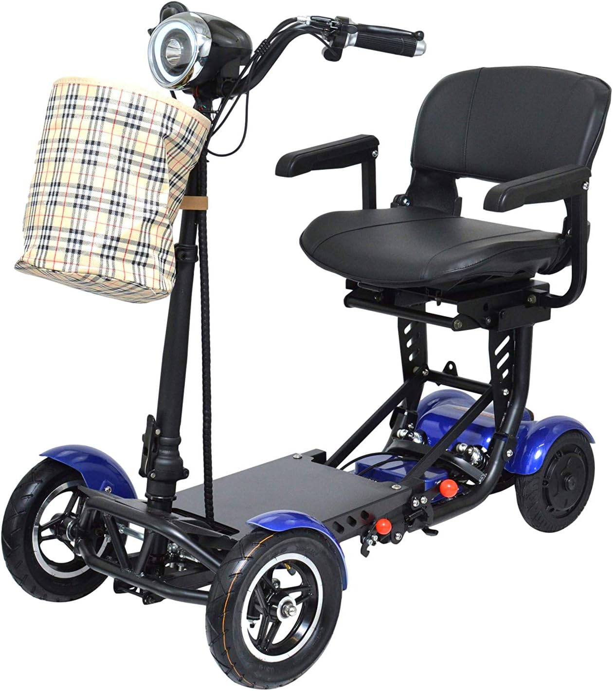 Dragon Mobile EX Foldable Lightweight Power Mobility Scooter Wheelchair Multi Terrain Easy Travel Electric Mobility Scooter for Adults with Bigger Seat: Health & Personal Care