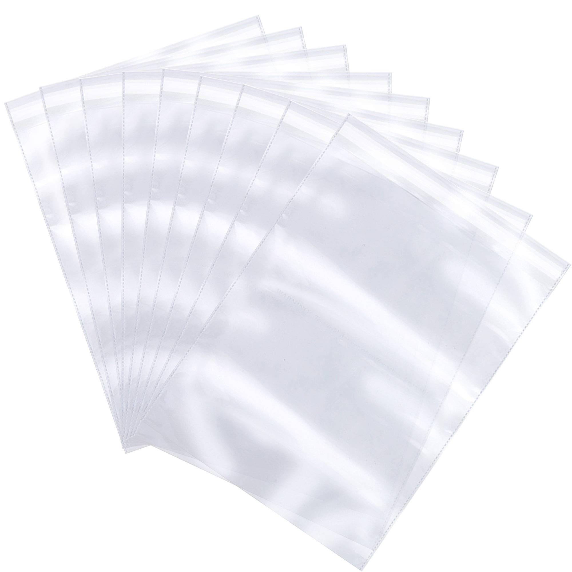 The Elixir Packaging 100 Pcs 4x6 Crystal Clear Resealable Reclosable Cello/Cellophane Bags, Meets USDA FDA Standards