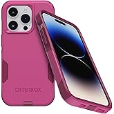 OtterBox iPhone 14 Pro (ONLY) Commuter Series Case - INTO The Fucshia (Pink), Slim & Tough, Pocket-Friendly, with Port Protection