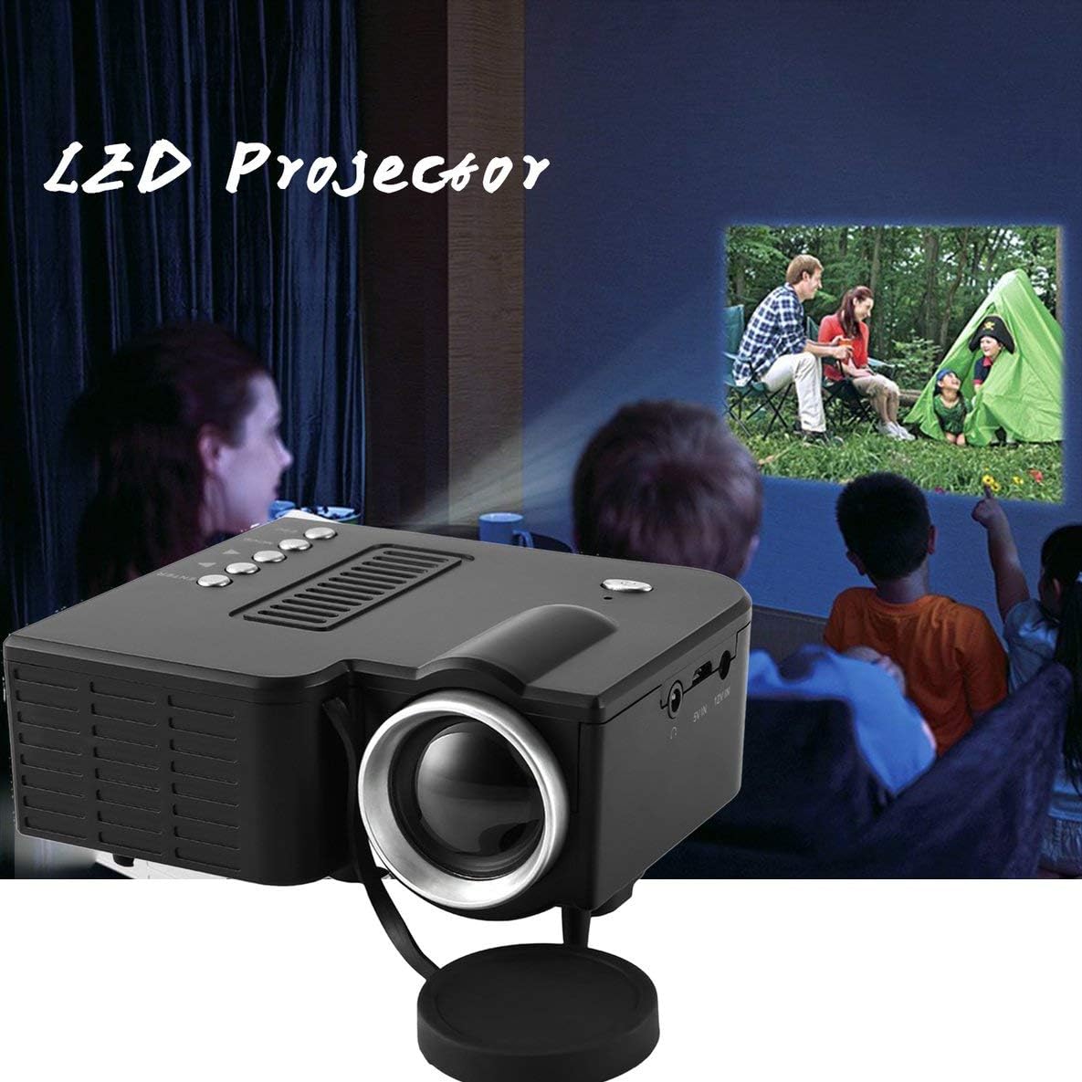 UC28B Mini proyector LED portátil 1080P Multimedia Family Cinema ...