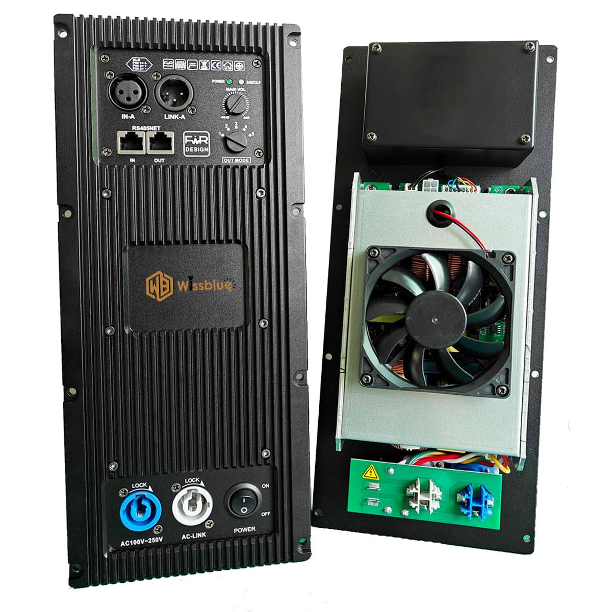 600W+900W RMS FIR Plate Amplifier module with DSP