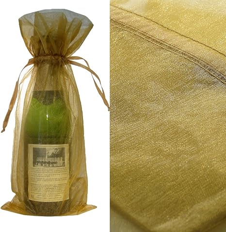 organza wine bottle bags