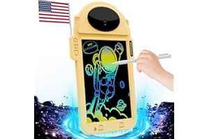 Sebtle LCD Writing Tablet for Kids, 8.8 Inch Erasable Toddler Doodle Board, Electronic Writing Tablet Toys Educational Learning for 3 4 5 6 7 Years Old Boys Girls Gifts - Yellow