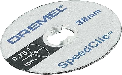 Dremel EZ SpeedClic SC409 Thin Cutting Wheel 5-pack 38 mm Diameter 3.2 mm Shank
