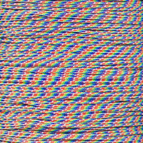 Paracord Planet 43kg Paracord – 1 Strand Type I Parachute Cord for Outdoors and DIY – Hippie Tie Dye (30 m)