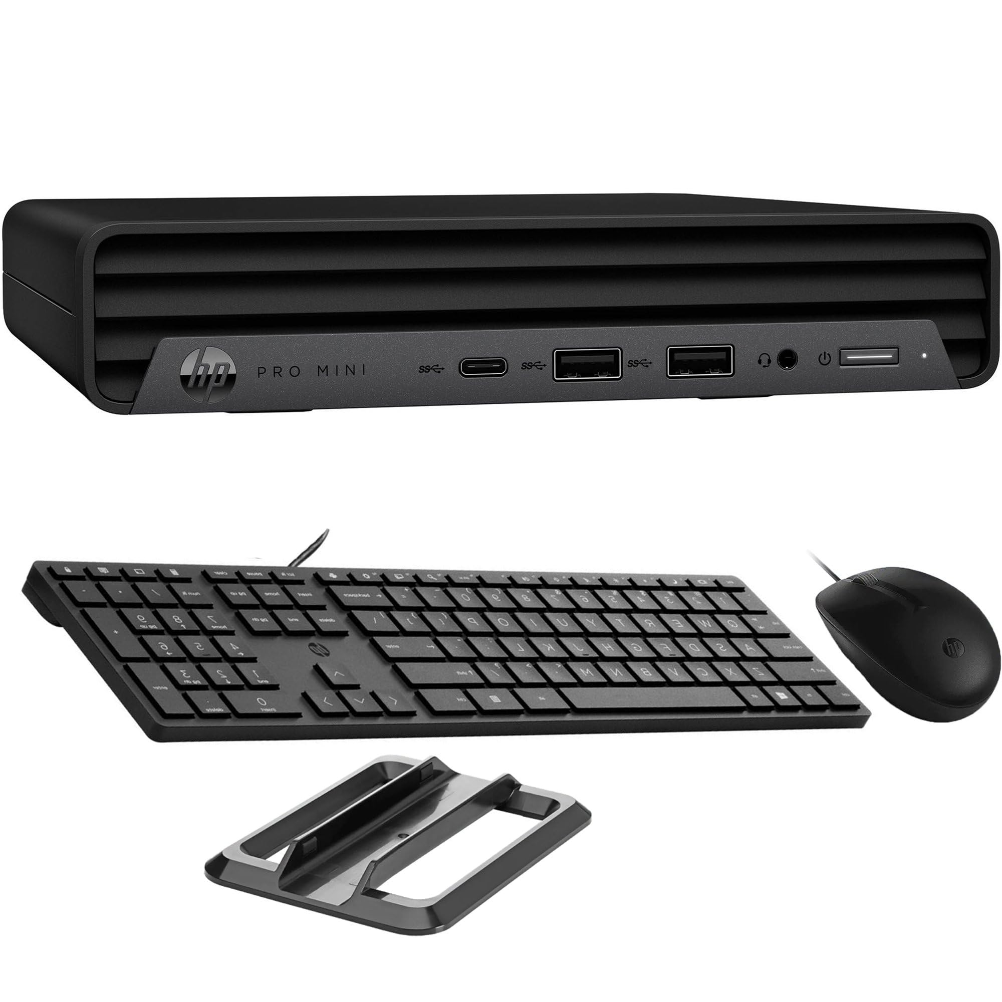 HP Pro Mini 400 G9 Business Mini Desktop Computer, 12th Gen Intel Hexa-Core i5-12500T (Beat i7-11700T), 16GB DDR4 RAM, 512GB SSD, WiFi 6, Bluetooth 5.2, Windows 11 Pro, AZ-XUT
