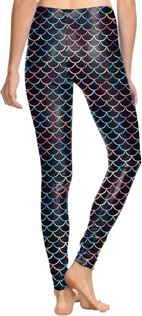 Simmia Sport Mallas Deportivas Mujer Fitness Leggings Escama de ...
