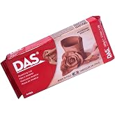 DAS Air-Hardening Modeling Clay, Block, Terra Cotta Color (387100), 1.1 Pound (1-Pack)