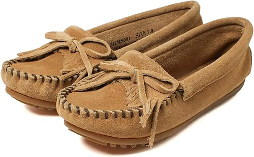 Amazon セレブル 本革 キルティ スエード フリンジ モカシンシューズ レディース トープ 8 5 モカシン