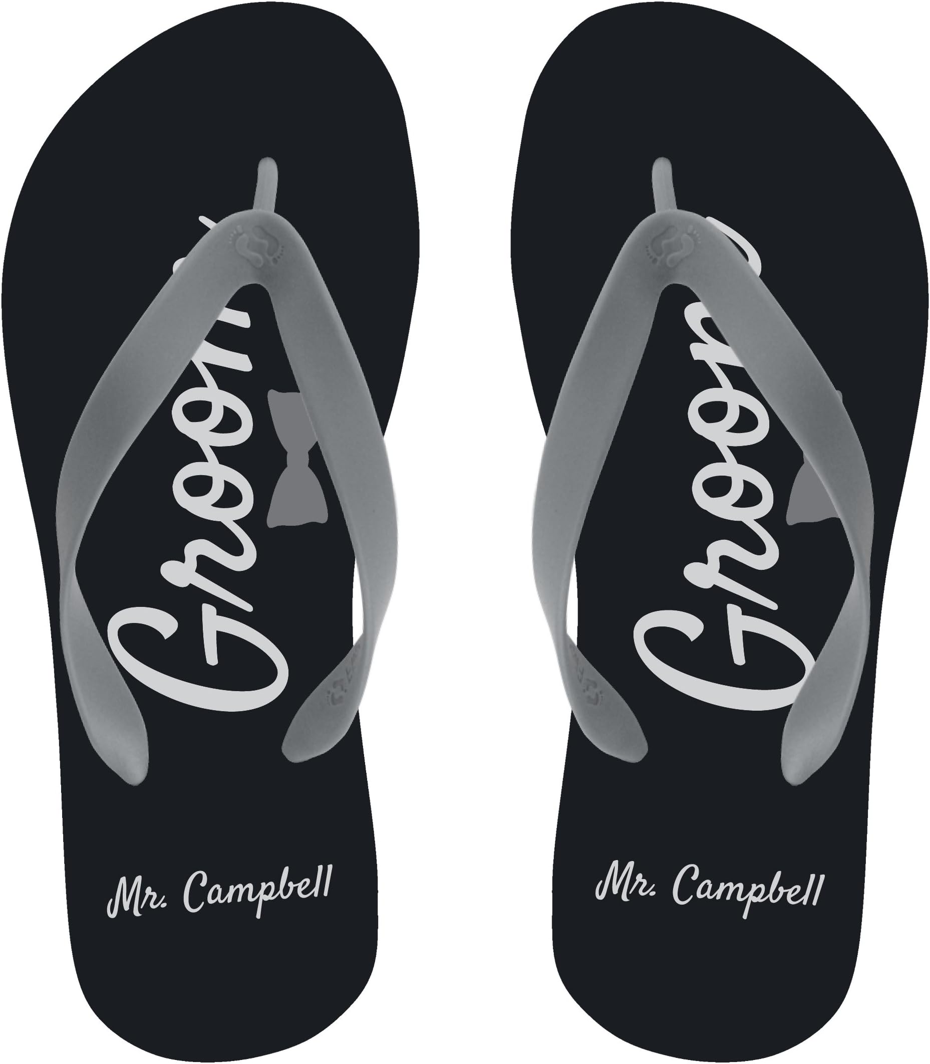 FlipSidezPersonalized Groom Wedding/Honeymoon Flip Flops