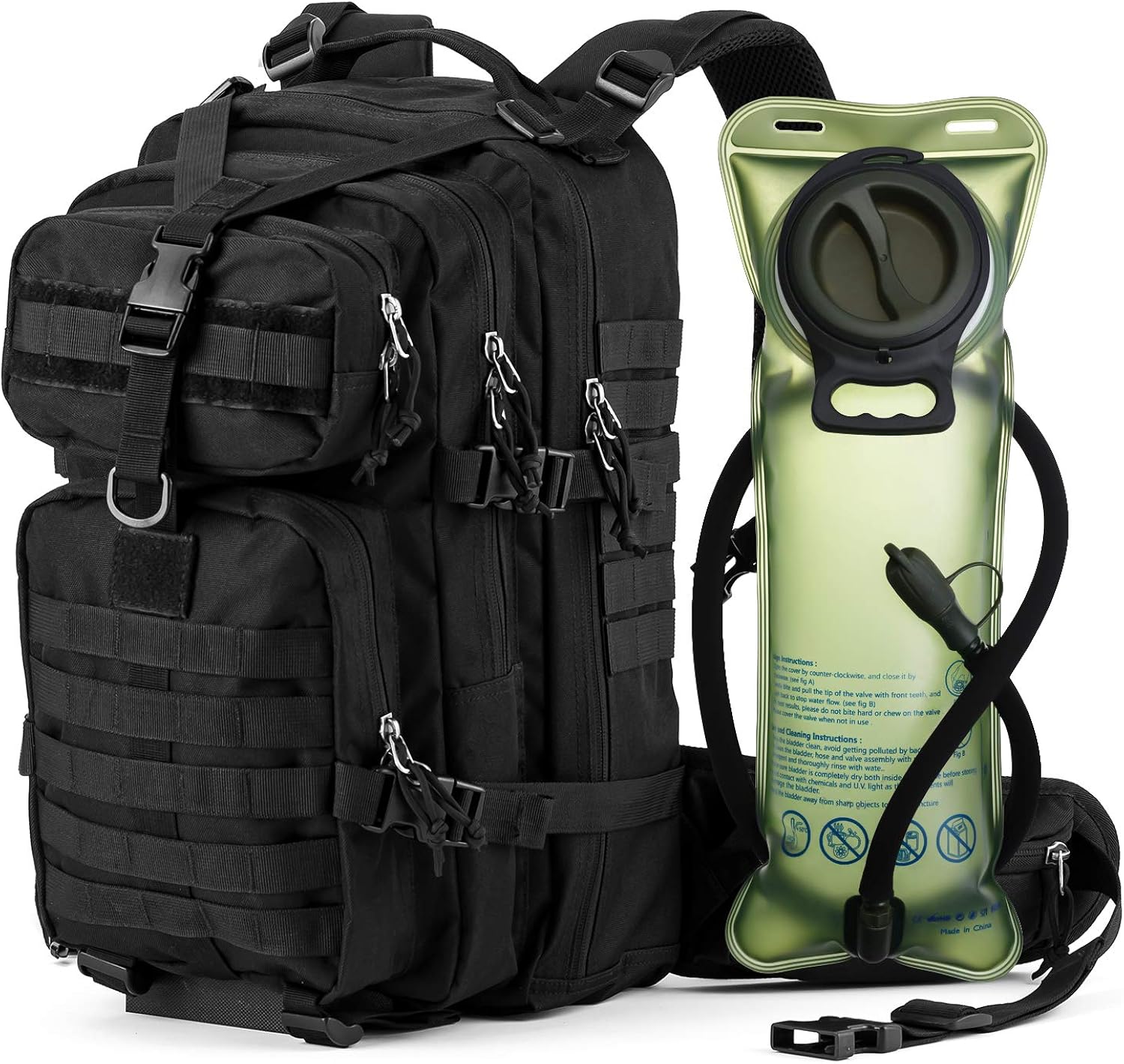 Gelindo Military Tactical Backpack, Army Molle Bag for Hunting, Camping,Hiking 35L