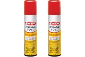 2 Ronson Butane Refill Lighter 42 Grams 1.48 Oz