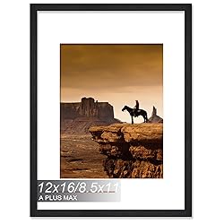 A PLUS MAX 12x16 Picture Frame, Engineered Wood