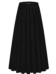 NASHALYLY Women's Chiffon Elastic High Waist