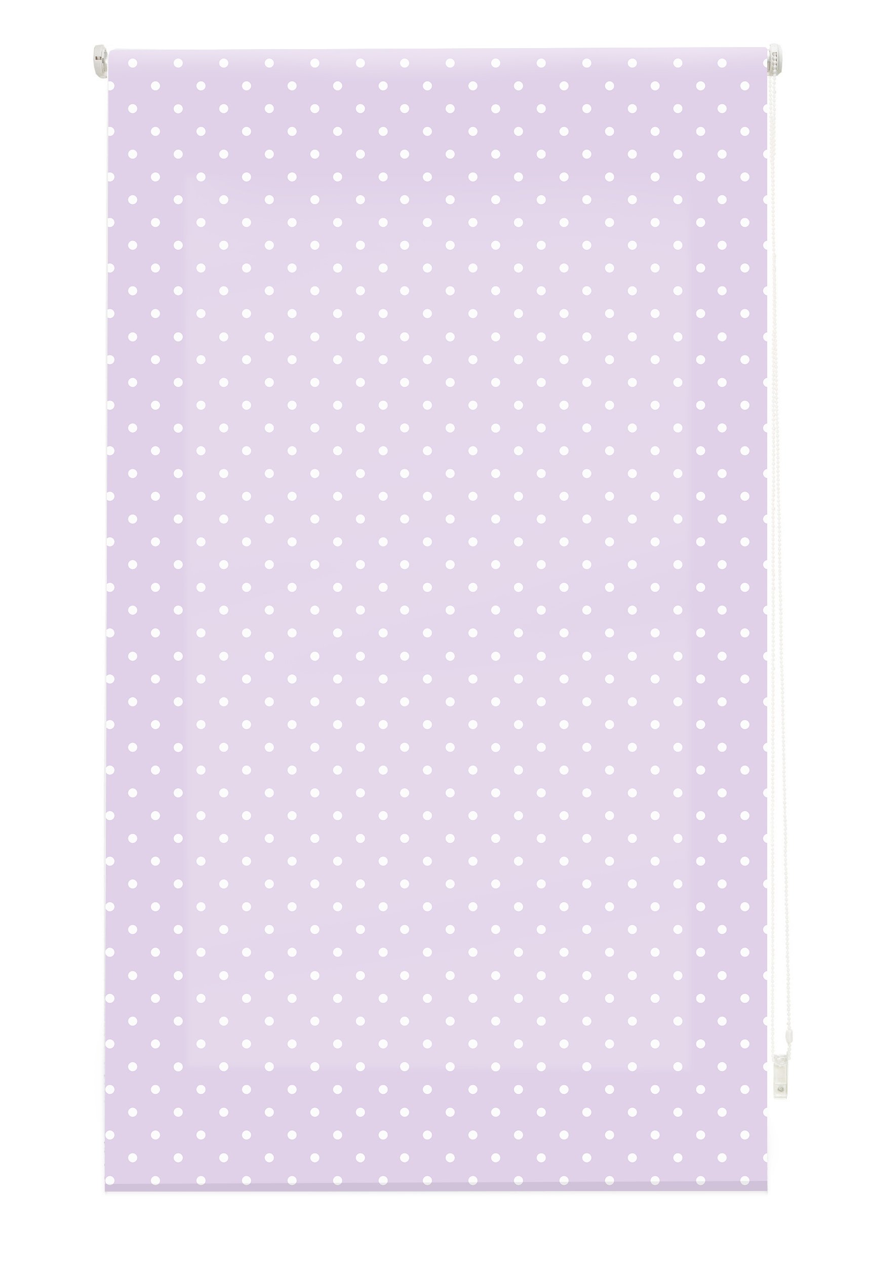 blindecor Specks Roller, Fabric, Lilac, 120 x 250 cm