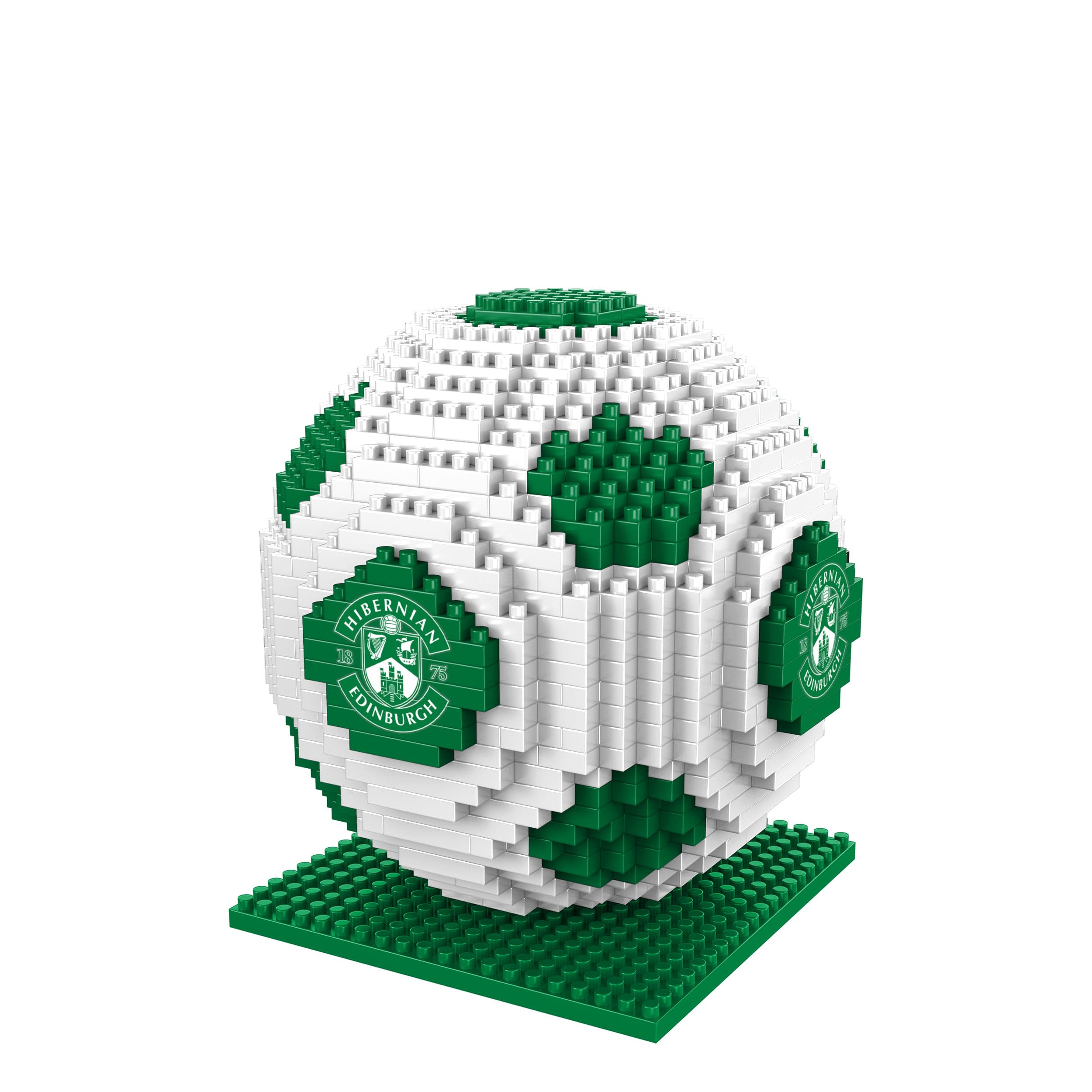 FOCO Officially Licensed Hibernian FC BRXLZ 3D Bricks Football Construction Toy Model